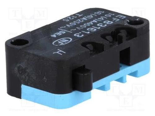 Microinterruptor SNAP ACTION, sem alavanca, SPDT,.