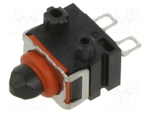Microinterruptor SNAP ACTION, com núcleo, SPST-NC.