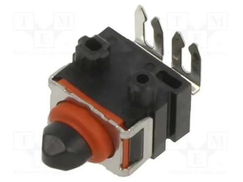 Microinterruptor SNAP ACTION, com núcleo, SPST-NC.