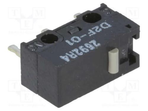 Microinterruptor Snap Action, Sem Alavanca, Spdt, 0,1a/30vdc