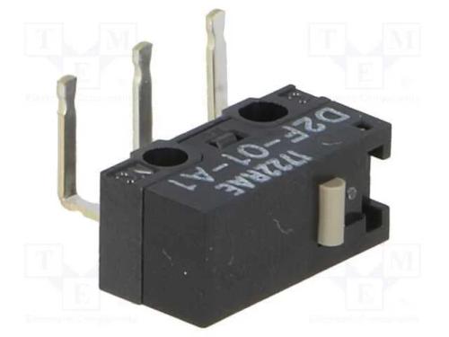 Microinterruptor Snap Action, Sem Alavanca, Spdt, 3a/125vac