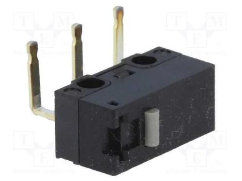 Microinterruptor Snap Action, Sem Alavanca, Spdt, 0,1a/30vdc