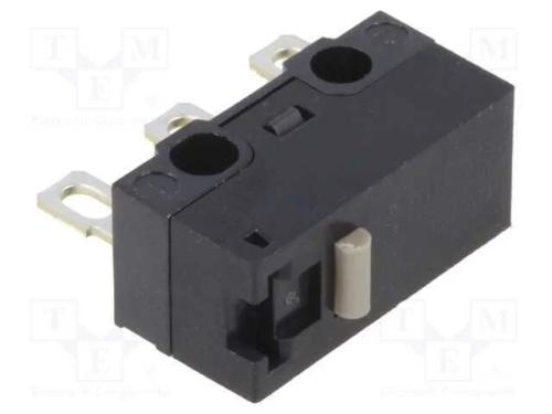 Microinterruptor Snap Action, Sem Alavanca, Spdt, 0,1a/30vdc