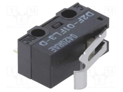 Microinterruptor SNAP ACTION, com alavanca que si.