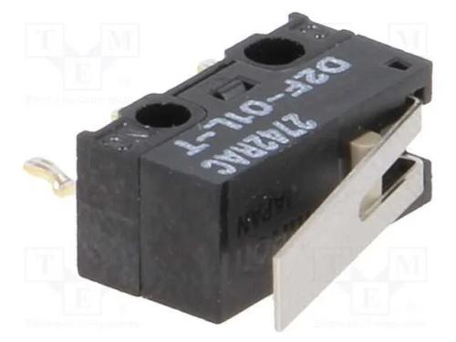Microinterruptor SNAP ACTION, com alavanca, SPDT,.