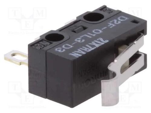 Microinterruptor SNAP ACTION, com alavanca que si.
