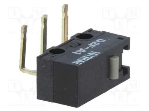 Microinterruptor Snap Action, Sem Alavanca, Spdt, 3a/125vac