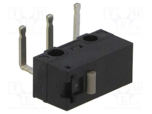 Microinterruptor SNAP ACTION, sem alavanca, SPDT,.