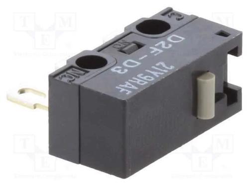 Microinterruptor SNAP ACTION, sem alavanca, SPDT,.