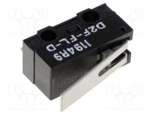 Microinterruptor Snap Action, com Alavanca, Spdt, 1a/125vac