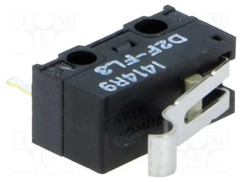 Microinterruptor SNAP ACTION, com alavanca que si.