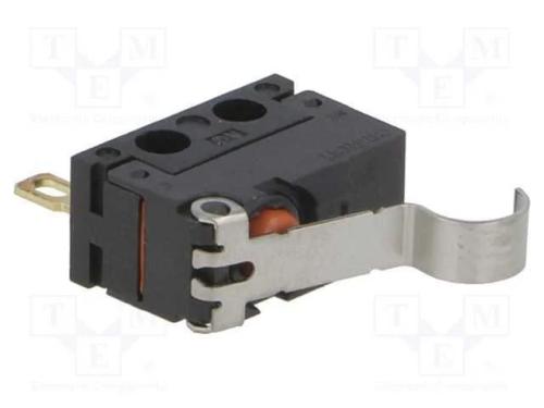 Microinterruptor Snap Action, com Alavanca Que Simula Um Rolo