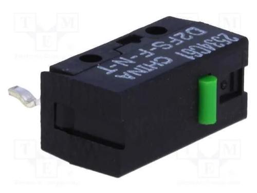 Microinterruptor Snap Action, Sem Alavanca, Spst-No, 0,1a/6vdc