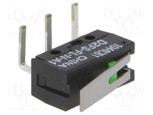 Microinterruptor Snap Action, com Alavanca, Spst-No, 0,1a/6vdc