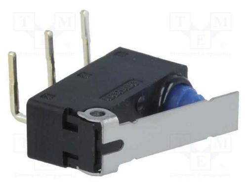 Microinterruptor Snap Action, com Alavanca, Spdt, 0,1a/125vac