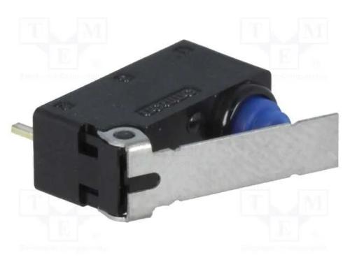 Microinterruptor Snap Action, com Alavanca, Spdt, 0,1a/125vac