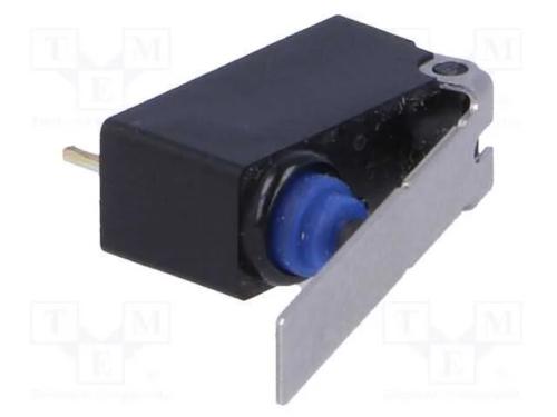 Microinterruptor Snap Action, com Alavanca, Spdt, 0,1a/125vac