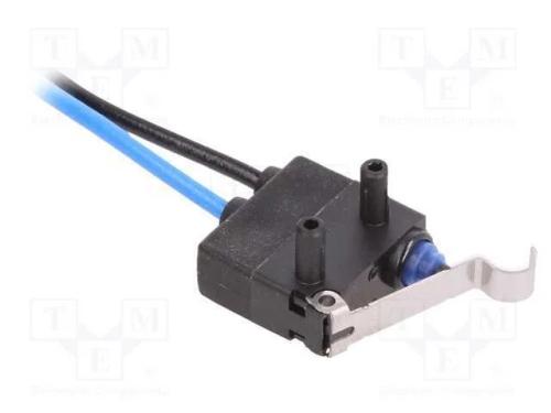 Microinterruptor Snap Action, com Alavanca Que Simula Um Rolo