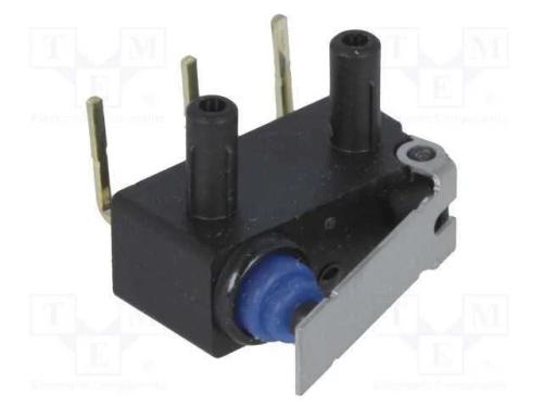Microinterruptor Snap Action, com Alavanca, Spdt, 0,1a/125vac