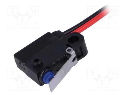 Microinterruptor Snap Action, com Alavanca, Spst-Nc, 2a/12vdc