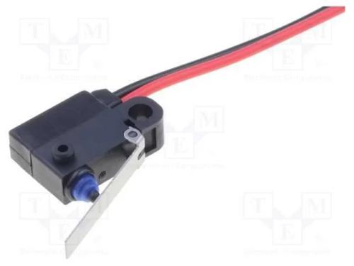 Microinterruptor Snap Action, com Alavanca, Spst-Nc, 2a/12vdc