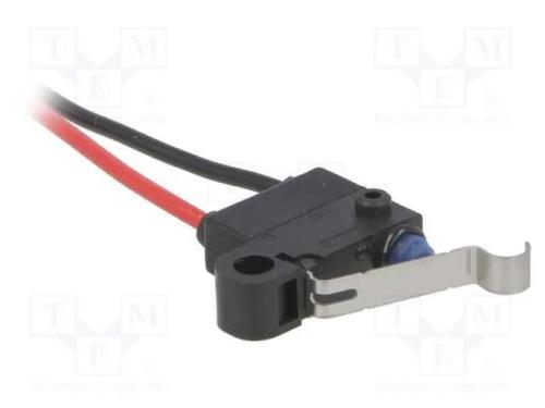 Microinterruptor Snap Action, com Alavanca Que Simula Um Rolo