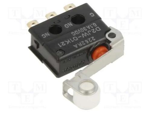 Microinterruptor SNAP ACTION, com alavanca (com r.