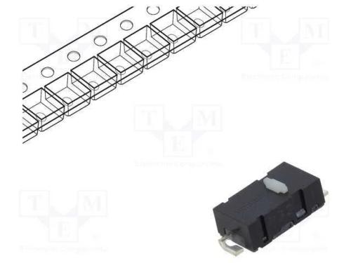 Microinterruptor SNAP ACTION, sem alavanca, SPST-.