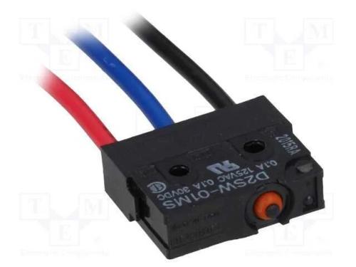 Microinterruptor SNAP ACTION, sem alavanca, SPDT,.