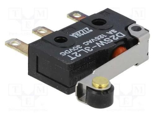 Microinterruptor SNAP ACTION, com alavanca (com r.