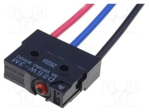 Microinterruptor SNAP ACTION, sem alavanca, SPDT,.