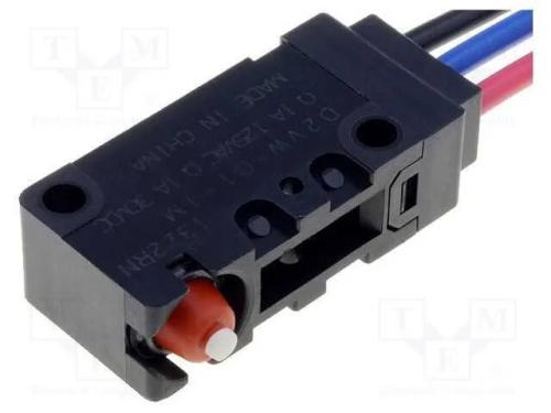 Microinterruptor SNAP ACTION, sem alavanca, SPDT,.
