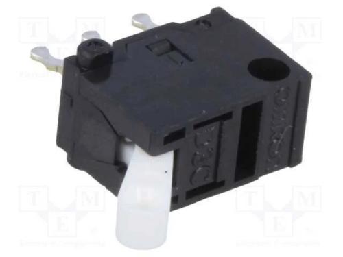 Microinterruptor Snap Action, com Alavanca, Spdt, 0,1a/30vdc
