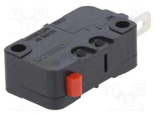 Microinterruptor SNAP ACTION, sem alavanca, SPST-.