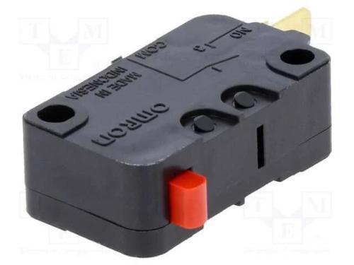 Microinterruptor SNAP ACTION, sem alavanca, SPST-.