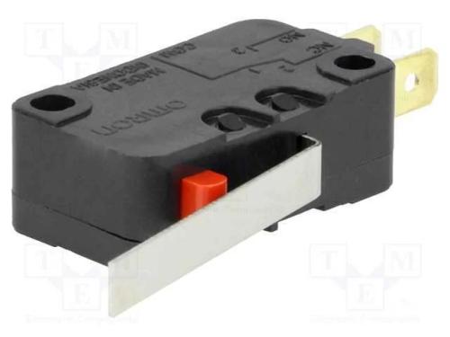 Microinterruptor SNAP ACTION, com alavanca, SPDT,.