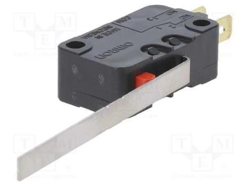 Microinterruptor SNAP ACTION, com alavanca, SPDT,.