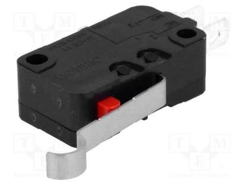 Microinterruptor SNAP ACTION, com alavanca que si.