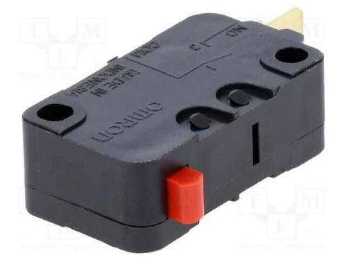 Microinterruptor SNAP ACTION, sem alavanca, SPST-.