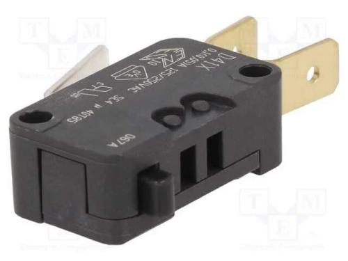 Microinterruptor SNAP ACTION, SPDT, 0,1A/250VAC, .