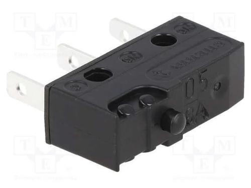 Microinterruptor SNAP ACTION, sem alavanca, SPDT,.