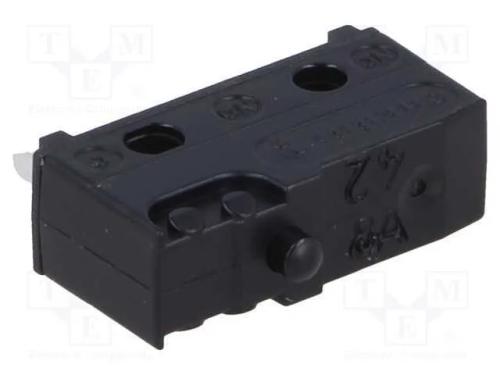 Microinterruptor SNAP ACTION, sem alavanca, SPDT,.