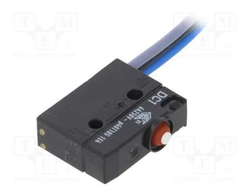 Microinterruptor SNAP ACTION, SPDT, 6A/250VAC, ON.