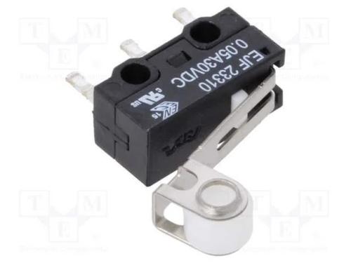 Microinterruptor SNAP ACTION, com alavanca (com r.