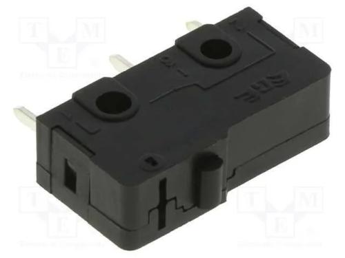 Microinterruptor Snap Action, Sem Alavanca, Spdt, 3a/250vac