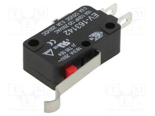 Microinterruptor SNAP ACTION, com alavanca que si.
