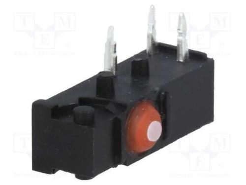 Microinterruptor SNAP ACTION, sem alavanca, SPDT,.
