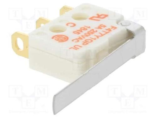Microinterruptor Snap Action, com Alavanca, Spdt, 5a/250vac