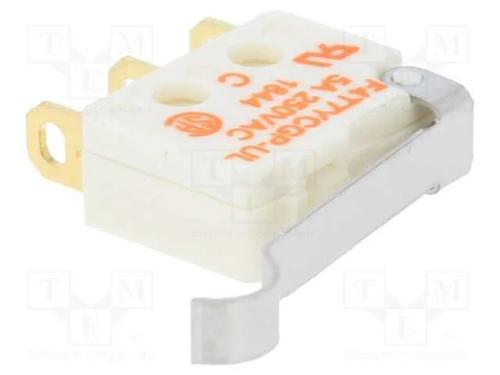 Microinterruptor Snap Action, com Alavanca Que Simula Um Rolo