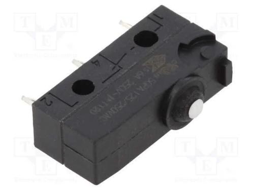 Microinterruptor Snap Action, Spdt, 5a/250vac, On-(On), Pos: 2
